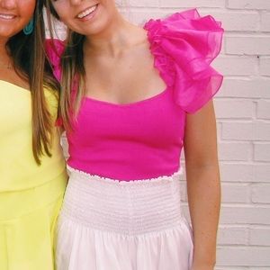 Iconic ZARA organza bow top💖💗💓💕